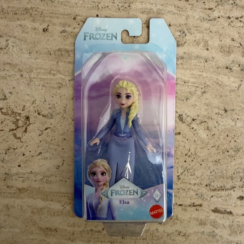Disney princess Frozen 2 Elsa small doll 3.5"